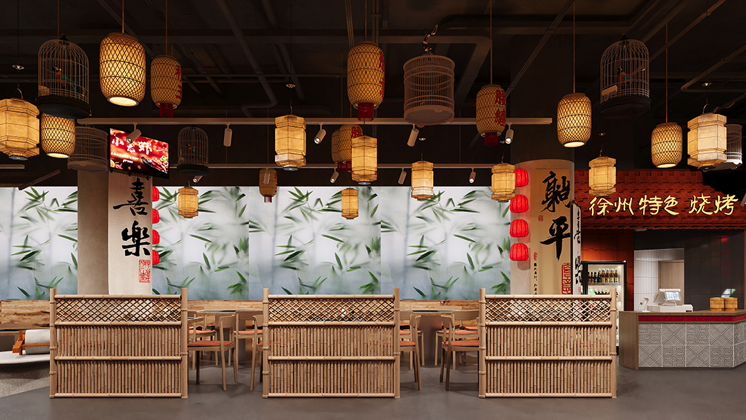 杭州煙火氣中餐廳裝修設(shè)計