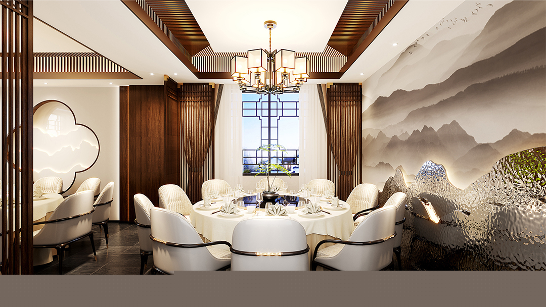杭州創(chuàng)意中式餐廳裝修設(shè)計