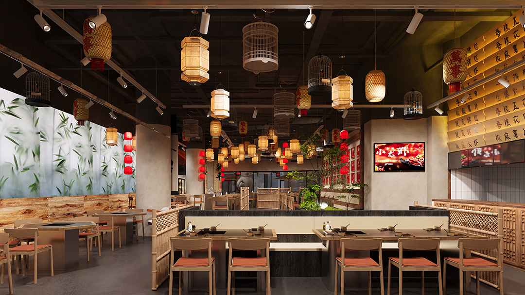 杭州煙火氣中餐廳裝修設(shè)計