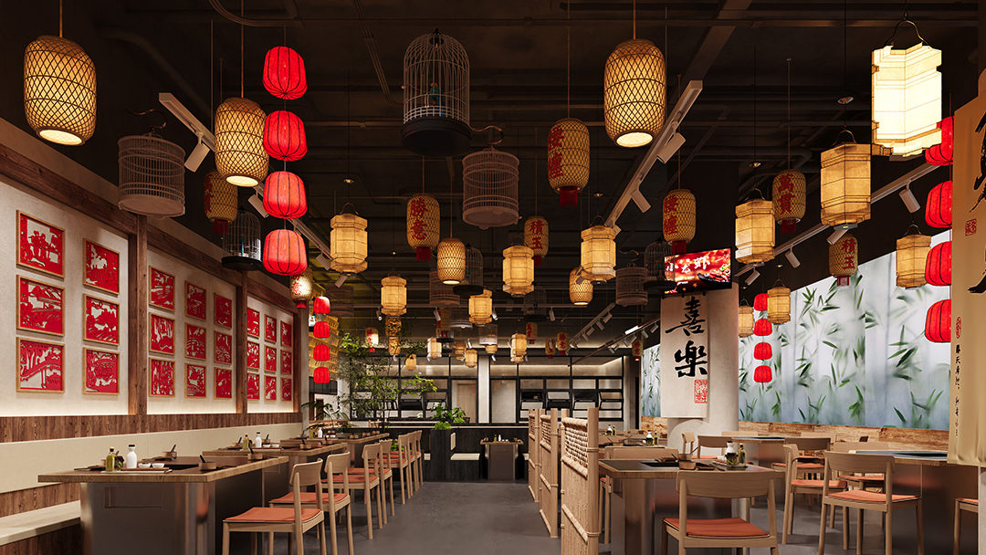 杭州煙火氣中餐廳裝修設(shè)計