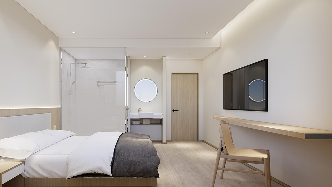 杭州極簡風酒店裝修設(shè)計