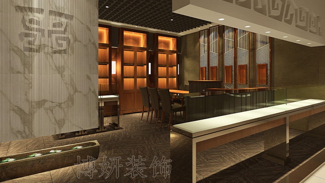 杭州珠寶店柜臺裝修設計