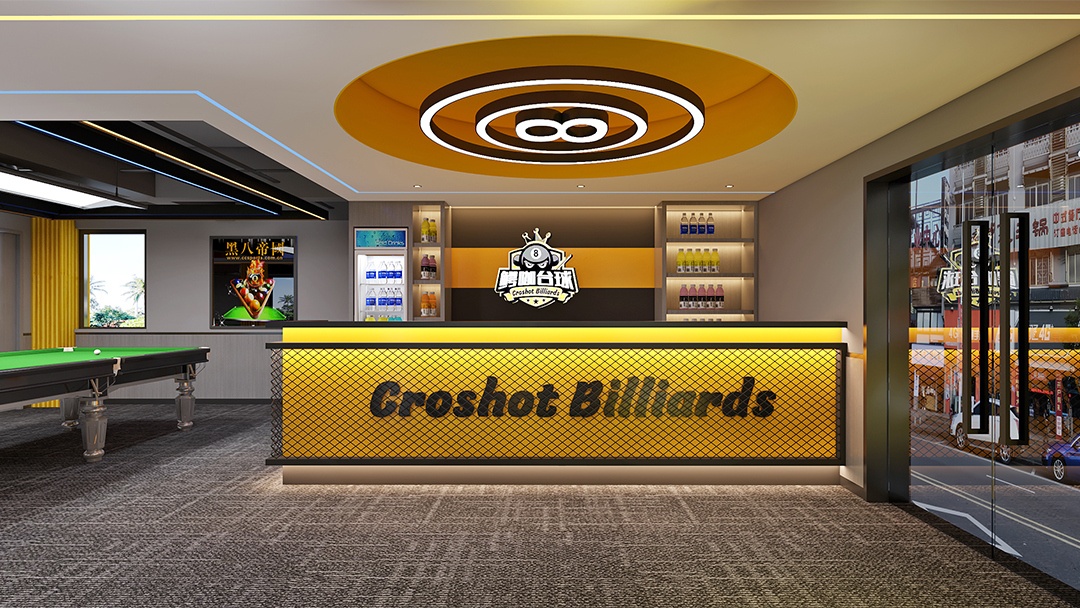 杭州一站式臺球廳裝修設計