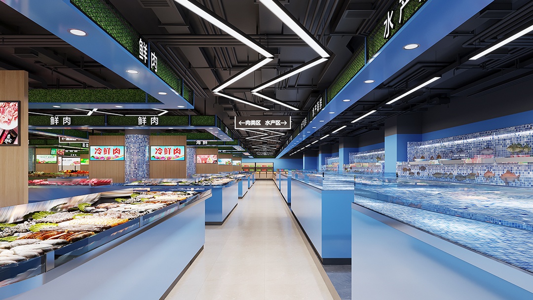 杭州生鮮超市裝修設(shè)計