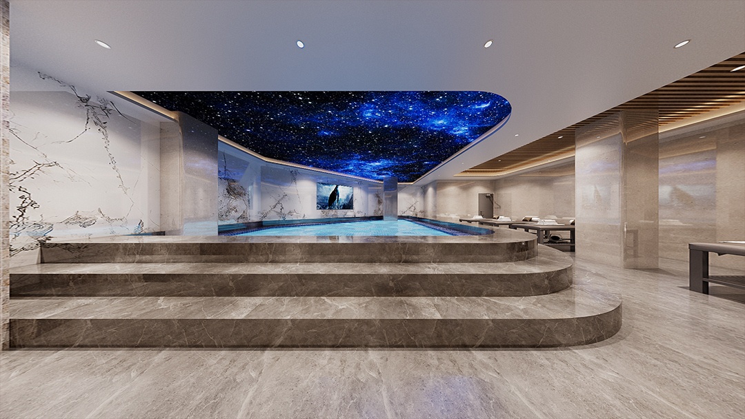 杭州現(xiàn)代簡約風(fēng)足浴空間裝修設(shè)計