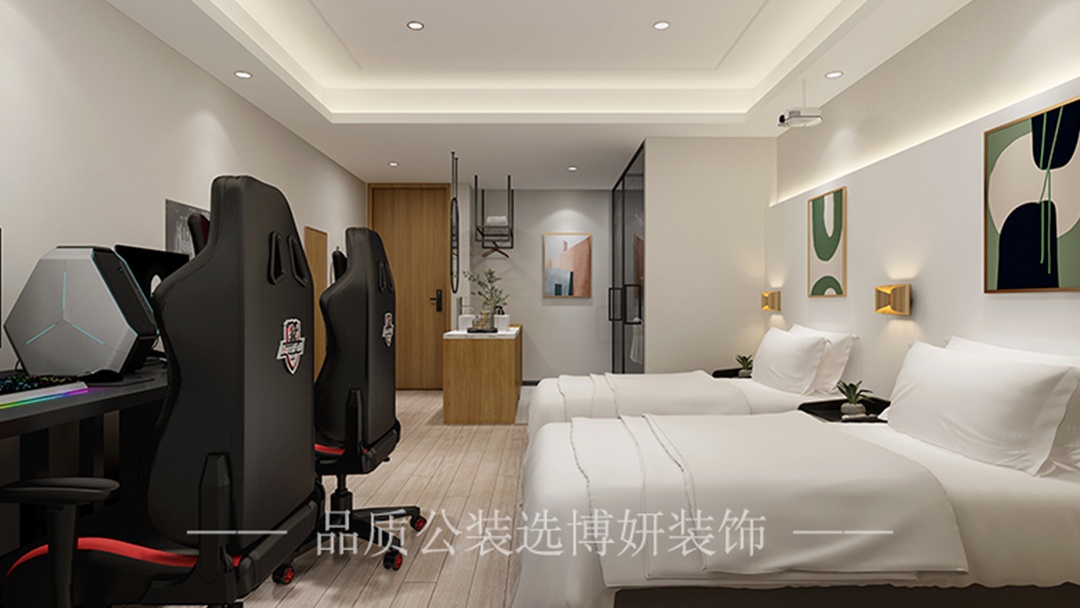 杭州年輕人首選電競(jìng)酒店裝修設(shè)計(jì)
