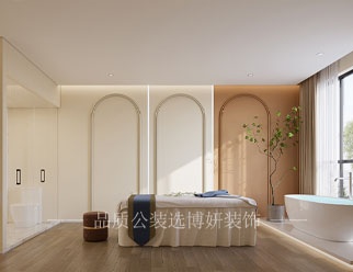 杭州美容院裝修設(shè)計(jì)丨大型美容院裝修風(fēng)格大賞，博妍裝飾為您打造夢(mèng)幻美容圣殿