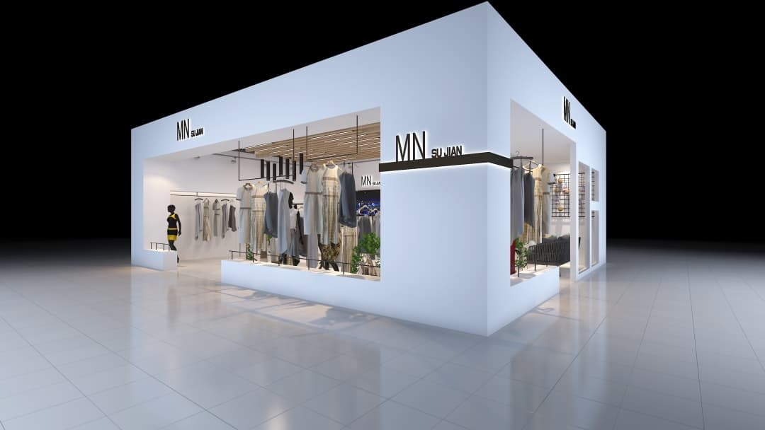 杭州小戶型女裝店裝修設(shè)計