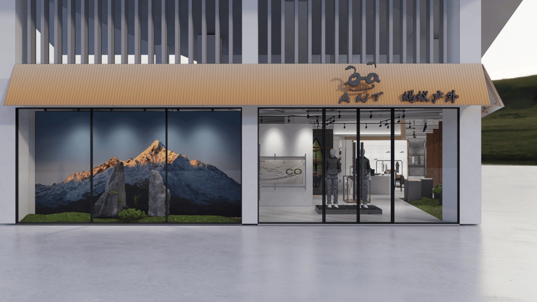 杭州運(yùn)動戶外用品店鋪裝修設(shè)計(jì)