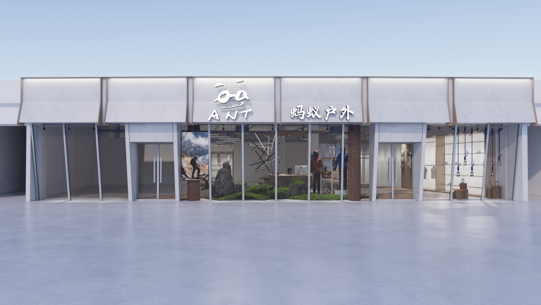 杭州戶外運(yùn)動服裝店裝修設(shè)計(jì)